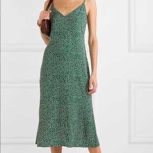 Reformation Women's Green Alexandra Daisy Print Dress Strapless Adjustable 0